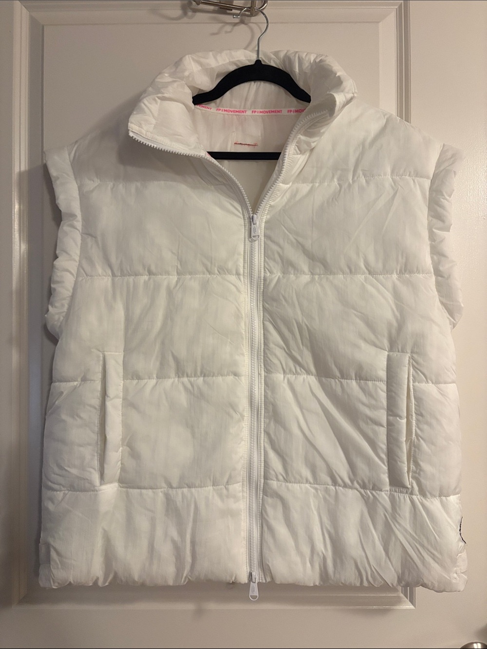 FP Movement by Free People White Quilted Puffer Vest